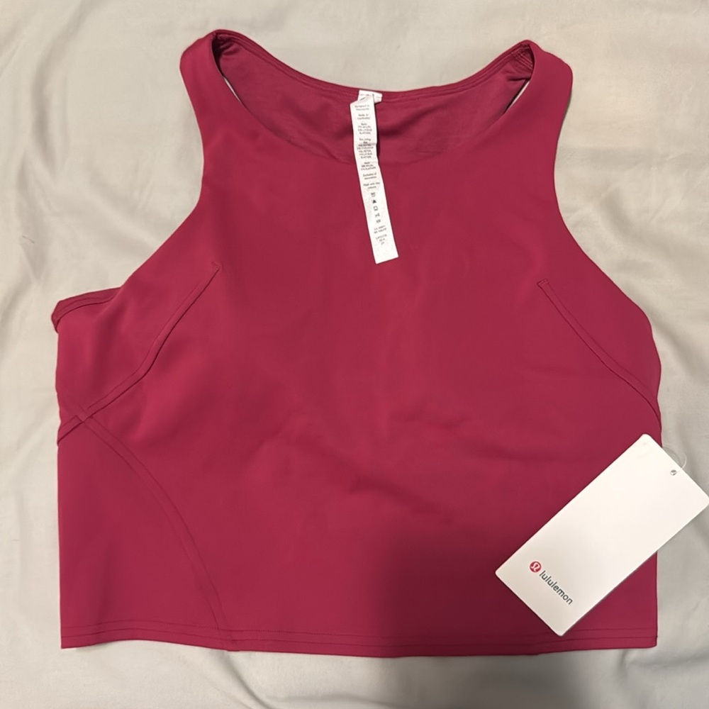 Lululemon Burgundy Invigorate Train Tank